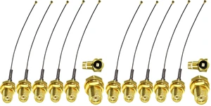 5pcs 6inch(15cm) SMA Female to U.fl/IPX Extension Cable SMA Female Jack Bulkhead to IPX MHF4 Pigtail WiFi Antenna Extension 0.81mm IPX Pigtail Coaxial Cable (Pack of 2) 5pcs 6inch(15cm) SMA Female to U.fl/IPX Extension Cable SMA Female Jack Bulkhead to IPX MHF4 Pigtail WiFi Antenna Extension 0.81mm IPX Pigtail Coaxial Cable (Pack of 2)