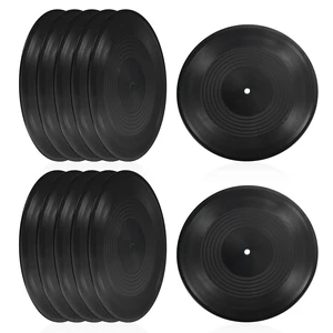 Blank Vinyl Records, 12 Inch 20 Pack CD Fake Vinyl Records for Wall Aesthetic Decor, Decorative Records for Roll Music Room Rock Party DIY Decoration, Black Blank Vinyl Records, 12 Inch 20 Pack CD Fake Vinyl Records for Wall Aesthetic Decor, Decorative Records for Roll Music Room Rock Party DIY Decoration, Black