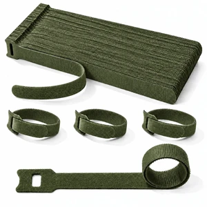 200Pcs Reusable Cable Ties 12 Inch, Adjustable Cord Organizer, Garland Ties Hook and Loop Wire Ties for Electronics, Home Office Desk Cable Management, Durable Microfiber Cloth Straps(Olive Green) 200Pcs Reusable Cable Ties 12 Inch, Adjustable Cord Organizer, Garland Ties Hook and Loop Wire Ties for Electronics, Home Office Desk Cable Management, Durable Microfiber Cloth Straps(Olive Green)