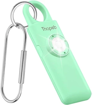 Personal Safety Alarm for Women Upgraded Rechargeable Strobe with Separate Switch, 135dB Siren, Long-Lasting Protection, Stylish Keychain (Pale Green) Personal Safety Alarm for Women Upgraded Rechargeable Strobe with Separate Switch, 135dB Siren, Long-Lasting Protection, Stylish Keychain (Pale Green)