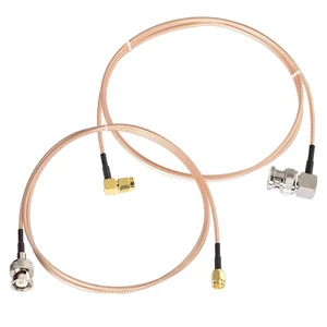 SMA to BNC Cable 3ft 50ohm RG316 SMA Male to BNC Male Cable 2-Pack Right Angle BNC to SMA Jumper for Two Way Radio BaoFeng VHF/UHF Radio SDR Network Analyzer Antenna SMA to BNC Cable 3ft 50ohm RG316 SMA Male to BNC Male Cable 2-Pack Right Angle BNC to SMA Jumper for Two Way Radio BaoFeng VHF/UHF Radio SDR Network Analyzer Antenna