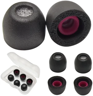 Extra Small Memory Foam Ear Tips with Filter Screen, Small Ear Replacement 3 Pairs Universal XS Earbuds Tips for Small Ear Canal, Noise Isolating, Secure Fit, Wireless Earbuds Accessories, Black Extra Small Memory Foam Ear Tips with Filter Screen, Small Ear Replacement 3 Pairs Universal XS Earbuds Tips for Small Ear Canal, Noise Isolating, Secure Fit, Wireless Earbuds Accessories, Black