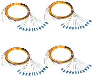 12-Strand LC OS2 Singlemode Pigtail 1.2m, 4-Pack 12F LC/UPC OS2 singlemode fiber pigtails, 9/125um, low insertion loss. For FTTH, data centers, and network patching 12-Strand LC OS2 Singlemode Pigtail 1.2m, 4-Pack 12F LC/UPC OS2 singlemode fiber pigtails, 9/125um, low insertion loss. For FTTH, data centers, and network patching