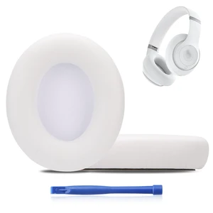 Ear Pads for Beats Studio Pro, Shock-Absorbing Foam Protein LeatherWhite Ear Pads for Beats Studio Pro, Shock-Absorbing Foam Protein LeatherWhite