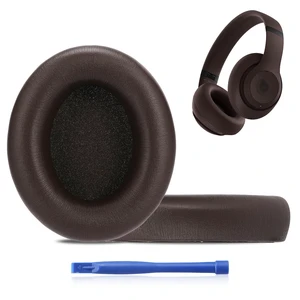Ear Pads for Beats Studio Pro, Shock-Absorbing Foam Protein LeatherDeep Brown Ear Pads for Beats Studio Pro, Shock-Absorbing Foam Protein LeatherDeep Brown