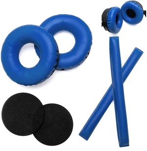 Ear Pads Headband Kit for Sennheiser HD25, HD250BT, HMD25, Blue Complete Kit: Ear Pads & Headband & 2 Foam Tuning Discs Ear Pads Headband Kit for Sennheiser HD25, HD250BT, HMD25, Blue Complete Kit: Ear Pads & Headband & 2 Foam Tuning Discs