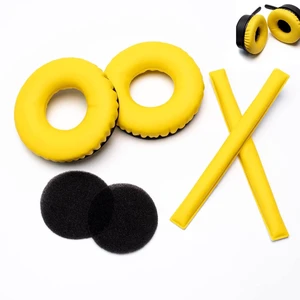 Ear Pads Headband Kit for Sennheiser HD25, HD250BT, HMD25, Yellow Complete Kit: Ear Pads & Headband & 2 Foam Tuning Discs Ear Pads Headband Kit for Sennheiser HD25, HD250BT, HMD25, Yellow Complete Kit: Ear Pads & Headband & 2 Foam Tuning Discs