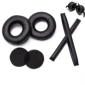 Ear Pads Headband Kit for Sennheiser HD25, HD250BT, HMD25, Black Complete Kit: Ear Pads & Headband & 2 Foam Tuning Discs Ear Pads Headband Kit for Sennheiser HD25, HD250BT, HMD25, Black Complete Kit: Ear Pads & Headband & 2 Foam Tuning Discs