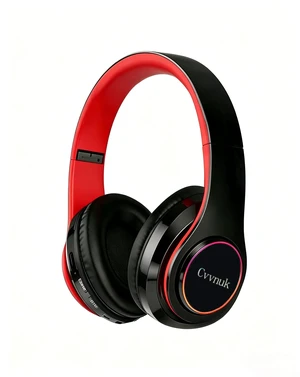 Premium Wireless Headphones Feature a Light-Emitting Function and can be Worn Above the Ears. They Offer a Playback time of 24 Hours and high-Resolution Audio (RED) Premium Wireless Headphones Feature a Light-Emitting Function and can be Worn Above the Ears. They Offer a Playback time of 24 Hours and high-Resolution Audio (RED)