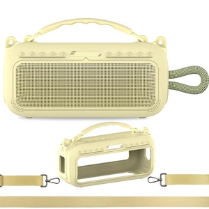 Silicone Cover Case for Bose SoundLink Plus Bluetooth Speaker Soft Silicone Protective Case with Carrying Handle and Shoulder Strap, Shockproof and Anti-Scratch Cover (Yellow) Silicone Cover Case for Bose SoundLink Plus Bluetooth Speaker Soft Silicone Protective Case with Carrying Handle and Shoulder Strap, Shockproof and Anti-Scratch Cover (Yellow)