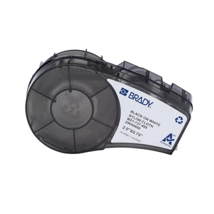 Authentic (M21-137-499) Pre-Sized High-Adhesion Nylon Labels for Equipment, General ID, Lab, Wire/Cable, Black on White Material - Designed for M210, M210-LAB, M211 Printers, 0.75 in H x 2 in W Authentic (M21-137-499) Pre-Sized High-Adhesion Nylon Labels for Equipment, General ID, Lab, Wire/Cable, Black on White Material - Designed for M210, M210-LAB, M211 Printers, 0.75 in H x 2 in W