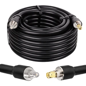 SMA Cable, SMA Extension Cable SMA Male to SMA Female Low Loss KMR400 SMA Coax Cable for 3G 4G LTE, 5G Modems/Routers, Ham, ADS-B, SDR Equipment35FT SMA Cable, SMA Extension Cable SMA Male to SMA Female Low Loss KMR400 SMA Coax Cable for 3G 4G LTE, 5G Modems/Routers, Ham, ADS-B, SDR Equipment35FT