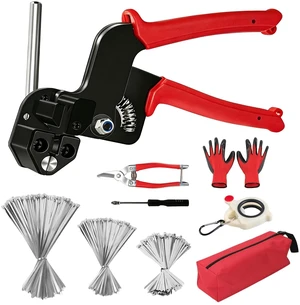 306PCS Metal Zip Tie Gun Kit, Heavy Duty Zip Tie Tool Include 300 Stainless Steel Zip Ties, Cutter Tool, Scissors, Gloves & Storage Bag for Fence, Chicken Coop and Outdoor Repairs 306PCS Metal Zip Tie Gun Kit, Heavy Duty Zip Tie Tool Include 300 Stainless Steel Zip Ties, Cutter Tool, Scissors, Gloves & Storage Bag for Fence, Chicken Coop and Outdoor Repairs