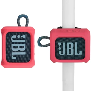 Silicone Case for JBL Go 3 Portable Speaker with Removable Strap for Bike Golf Cart Travel Carrying Case Protective Sleeve Speaker Cover (Red) Silicone Case for JBL Go 3 Portable Speaker with Removable Strap for Bike Golf Cart Travel Carrying Case Protective Sleeve Speaker Cover (Red)