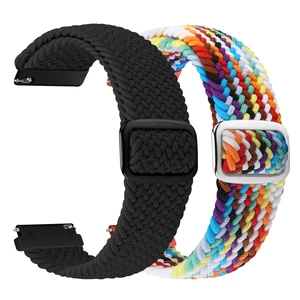 2 Pack 20mm Quick Release Braided Bands Compatible with Garmin Venu, Forerunner 55/165/245/645, Vivoactive 6/5/3, Adjustable Band for Amazfit Active/Bip 3 2 Pack 20mm Quick Release Braided Bands Compatible with Garmin Venu, Forerunner 55/165/245/645, Vivoactive 6/5/3, Adjustable Band for Amazfit Active/Bip 3