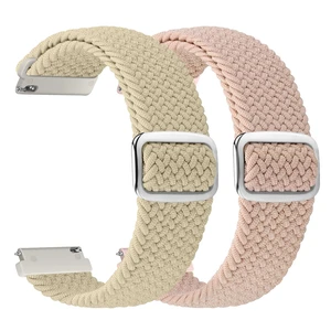 2 Pack 20mm Quick Release Braided Bands Compatible with Garmin Venu, Forerunner 55/165/245/645, Vivoactive 6/5/3, Adjustable Band for Amazfit Active/Bip 3 2 Pack 20mm Quick Release Braided Bands Compatible with Garmin Venu, Forerunner 55/165/245/645, Vivoactive 6/5/3, Adjustable Band for Amazfit Active/Bip 3