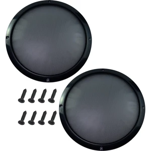 2 Pcs 10 Inch Metal Mesh Speaker Grills Covers Subwoofer Grill Protective Case with Mounting Screws for Home Audio Car Speaker (Black) 2 Pcs 10 Inch Metal Mesh Speaker Grills Covers Subwoofer Grill Protective Case with Mounting Screws for Home Audio Car Speaker (Black)