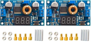 5A 75W DC-DC Step Down Power Module XL4015 Adjustable with LED Voltmeter Free Pillars (Pack of 2) 5A 75W DC-DC Step Down Power Module XL4015 Adjustable with LED Voltmeter Free Pillars (Pack of 2)