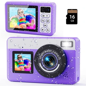 D70 Underwater Camera, 10FT Waterproof Digital Camera for Pool & Beach, 4K 48MP Teens Underwater Cam with Dual Screens, Autofocus, 18X Zoom, Floating Camera for Boys Girls Purple(16GB) D70 Underwater Camera, 10FT Waterproof Digital Camera for Pool & Beach, 4K 48MP Teens Underwater Cam with Dual Screens, Autofocus, 18X Zoom, Floating Camera for Boys Girls Purple(16GB)