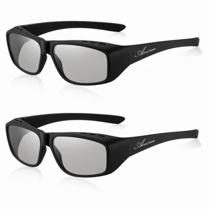 Cinema Passive 3D Glasses Large Frame,Clearer,Brighter,for RealD 3D Movie(2 Pack) Cinema Passive 3D Glasses Large Frame,Clearer,Brighter,for RealD 3D Movie(2 Pack)