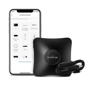 RM4 Pro IR/RF Universal Remote with HTS2 Cable, All-in-One Hub, Code-Learning Wi-Fi Remote Control for TV, Air Conditioner, Curtain Motor, Works with Alexa, Google Home. (2.4GHz Wi-Fi Only) RM4 Pro IR/RF Universal Remote with HTS2 Cable, All-in-One Hub, Code-Learning Wi-Fi Remote Control for TV, Air Conditioner, Curtain Motor, Works with Alexa, Google Home. (2.4GHz Wi-Fi Only)