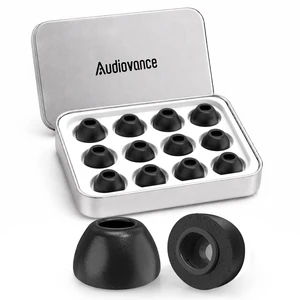 6 Pairs Memory Foam Replacement Ear Tips for AirPods Pro 3 Soft Comfort, Clearer Listening, Secure Fit, Charging Friendly, SealCore Tech Eartips for Aipods Pro 3rd Gen (Medium, Black) 6 Pairs Memory Foam Replacement Ear Tips for AirPods Pro 3 Soft Comfort, Clearer Listening, Secure Fit, Charging Friendly, SealCore Tech Eartips for Aipods Pro 3rd Gen (Medium, Black)