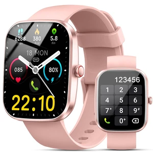 Smart Watch, 1.96" HD SmartWatch, Touch Screen Answer/Make Call, IP68 Waterproof 105+ Sport Fitness Tracker, Activity Tracker with Sleep Monitor/SpO2/Heart Rate/Pedometer for Android iOS Smart Watch, 1.96" HD SmartWatch, Touch Screen Answer/Make Call, IP68 Waterproof 105+ Sport Fitness Tracker, Activity Tracker with Sleep Monitor/SpO2/Heart Rate/Pedometer for Android iOS