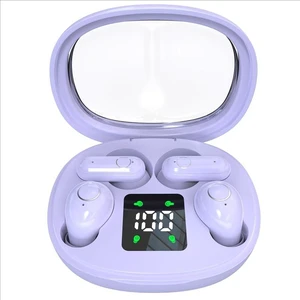 Wireless Bluetooth Headset,Tiny Size Invisible Earbud,2 in 1 Mini Earbuds Wireless Bluetooth for Sleep and Sports Earphones Set, Portable Charging Case for Work Sport Sleeping (Purple) Wireless Bluetooth Headset,Tiny Size Invisible Earbud,2 in 1 Mini Earbuds Wireless Bluetooth for Sleep and Sports Earphones Set, Portable Charging Case for Work Sport Sleeping (Purple)