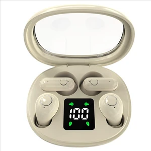 Wireless Bluetooth Headset,Tiny Size Invisible Earbud,2 in 1 Mini Earbuds Wireless Bluetooth for Sleep and Sports Earphones Set, Portable Charging Case for Work Sport Sleeping (Khaki) Wireless Bluetooth Headset,Tiny Size Invisible Earbud,2 in 1 Mini Earbuds Wireless Bluetooth for Sleep and Sports Earphones Set, Portable Charging Case for Work Sport Sleeping (Khaki)