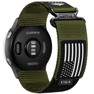 22mm Nylon Quick Release Band for Garmin Venu 3/2 Vivoactive 4 Forerunner Hook loop nylon soft strap,Breathable comfortable for Forerunner 265/255/255 Music, Vivoactive 4/ Venu 3/ Venu 2/ Venu 4 45mm 22mm Nylon Quick Release Band for Garmin Venu 3/2 Vivoactive 4 Forerunner Hook loop nylon soft strap,Breathable comfortable for Forerunner 265/255/255 Music, Vivoactive 4/ Venu 3/ Venu 2/ Venu 4 45mm
