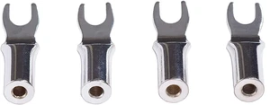 AUDIO BTS Premium Banana to Spades Adapters with 6.3MM (1/4") Spades Fork for Speaker Binding Posts - 4 Pieces AUDIO BTS Premium Banana to Spades Adapters with 6.3MM (1/4") Spades Fork for Speaker Binding Posts - 4 Pieces
