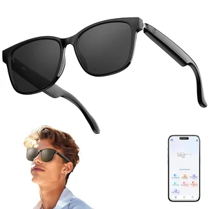 AI Smart Glasses, Bluetooth 6.0 Translation Glasses 144 languages and accents Bluetooth Glasses Blue Light Filtering Lenses, Travel Meeting Trade Business HY-C8 Black AI Smart Glasses, Bluetooth 6.0 Translation Glasses 144 languages and accents Bluetooth Glasses Blue Light Filtering Lenses, Travel Meeting Trade Business HY-C8 Black