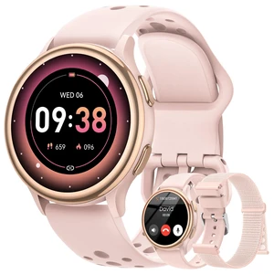 Smart Watches for Women(Answer/Make Calls), 1.27'' AMOLED Screen Activity Trackers with Heart Rate/Sleep/SpO2 Monitor, Smartwatch for iPhone/Samsung/Android, 120+ Sport Modes IP68 Fitness Watch Pink Smart Watches for Women(Answer/Make Calls), 1.27'' AMOLED Screen Activity Trackers with Heart Rate/Sleep/SpO2 Monitor, Smartwatch for iPhone/Samsung/Android, 120+ Sport Modes IP68 Fitness Watch Pink