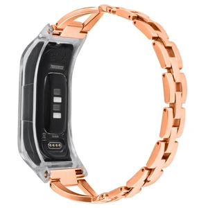 Transparent Case Jewelry Bracelet Compatible with Garmin Vivosmart 5 tracker Replacement Bands for Women Transparent Case Jewelry Bracelet Compatible with Garmin Vivosmart 5 tracker Replacement Bands for Women