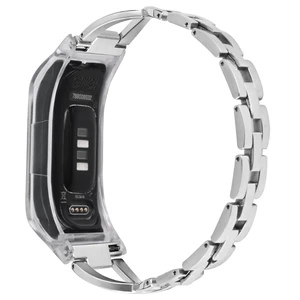 Transparent Case Jewelry Bracelet Compatible with Garmin Vivosmart 5 tracker Replacement Bands for Women Transparent Case Jewelry Bracelet Compatible with Garmin Vivosmart 5 tracker Replacement Bands for Women