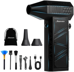 Compressed Air Duster, 150000RPM, infinitely Adjustable Speed Electric, Mini Blower, Cordless, Rechargeable, Computer, Keyboard, House, Outdoor, Car, ideal gifts for men Compressed Air Duster, 150000RPM, infinitely Adjustable Speed Electric, Mini Blower, Cordless, Rechargeable, Computer, Keyboard, House, Outdoor, Car, ideal gifts for men