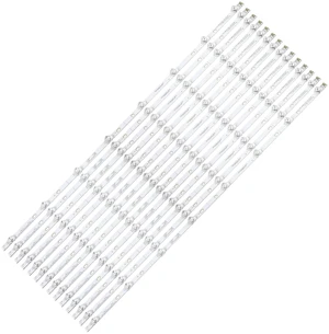 75R6E1 75R7E2 14PCS LED Backlight Strips Fit for Hisense 75" TV Fits 75RGE, 75R7070E2; CRH-BX75S3U713030T14088BS; 728mm, 8 LEDs, 3V, Alu Bar 75R6E1 75R7E2 14PCS LED Backlight Strips Fit for Hisense 75" TV Fits 75RGE, 75R7070E2; CRH-BX75S3U713030T14088BS; 728mm, 8 LEDs, 3V, Alu Bar