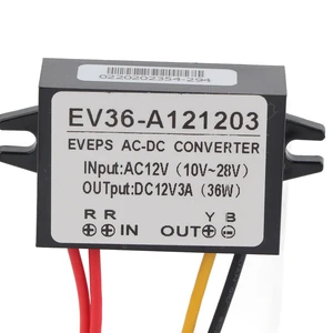 2PCS Step Down Voltage Convertor for Car, 3A AC 10-28V to DC12V±0.25V Converter, Waterproof Buck Converter 2PCS Step Down Voltage Convertor for Car, 3A AC 10-28V to DC12V±0.25V Converter, Waterproof Buck Converter
