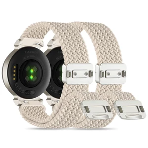 Nylon Watch Bands for Garmin Lily 2/Lily 2 Active Women 2 Pack 14mm Soft Stretch Braided Adjustable Wristband Magnetic Buckle Sport Strap for Garmin Lily 2 Classic Accessory Nylon Watch Bands for Garmin Lily 2/Lily 2 Active Women 2 Pack 14mm Soft Stretch Braided Adjustable Wristband Magnetic Buckle Sport Strap for Garmin Lily 2 Classic Accessory
