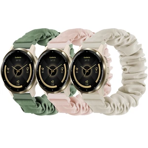 Stretchy Scrunchie Bands Compatible with Garmin Venu 3/Venu 2/Vivoactive 4, 22mm Nylon Sport Elastic Band for Forerunner 265/Forerunner 255 for Women Men3 Pack Stretchy Scrunchie Bands Compatible with Garmin Venu 3/Venu 2/Vivoactive 4, 22mm Nylon Sport Elastic Band for Forerunner 265/Forerunner 255 for Women Men3 Pack