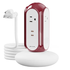 6-in-1 30W USB-C Fast Charging Power Strip Tower, 4 AC & 2 USB-C Ports 1420J Surge Protection, Overload Protection, 850°C Flame-Retardant Housing, 50% Thicker Copper Wire, 6.6FT (2m) Cord 6-in-1 30W USB-C Fast Charging Power Strip Tower, 4 AC & 2 USB-C Ports 1420J Surge Protection, Overload Protection, 850°C Flame-Retardant Housing, 50% Thicker Copper Wire, 6.6FT (2m) Cord