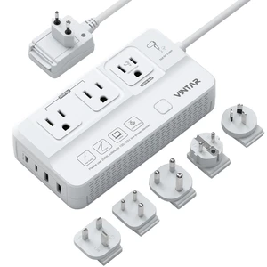 2000W 220V to 110V Voltage Converter for Hair Dryers/Curling Irons 7 in 1 Universal Travel Adapter, 4 USB Ports(2 USB C), Step Down Voltage Converter for US to Europe UK JP India AU SA 2000W 220V to 110V Voltage Converter for Hair Dryers/Curling Irons 7 in 1 Universal Travel Adapter, 4 USB Ports(2 USB C), Step Down Voltage Converter for US to Europe UK JP India AU SA