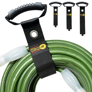 Easy-Carry Straps - Assorted 3-Pack Black with Grommet Power Cord Organizer Carrying Straps for RV Hose Storage and Accessories Easy-Carry Straps - Assorted 3-Pack Black with Grommet Power Cord Organizer Carrying Straps for RV Hose Storage and Accessories