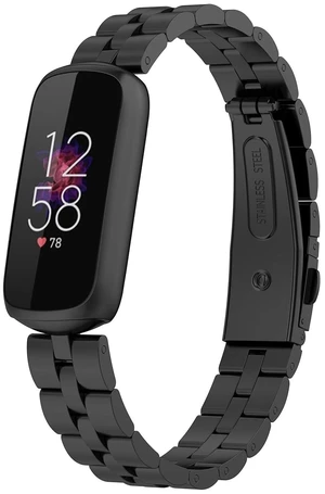 Bands Compatible with Fitbit Luxe Metal Stainless Steel Watch Band Replacement Classic Durable Solid Link Accessory Buckle Metal Strap Wrist Band for Luxe Fitness Wellness Tracker Bands Compatible with Fitbit Luxe Metal Stainless Steel Watch Band Replacement Classic Durable Solid Link Accessory Buckle Metal Strap Wrist Band for Luxe Fitness Wellness Tracker