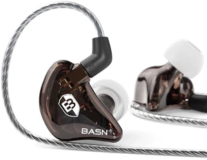 Bsinger PRO in-Ear Monitors Hybrid Dynamic Dual Drivers Two Detachable MMCX Cables Musicians in-Ear Earbuds Headphones (Brown) Bsinger PRO in-Ear Monitors Hybrid Dynamic Dual Drivers Two Detachable MMCX Cables Musicians in-Ear Earbuds Headphones (Brown)