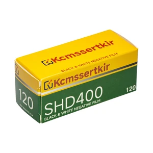 SHD 400 Black and White 120 Film, ISO 400 Medium Format Negative Film, 1 Roll, for D-76 Standard B&W Processing SHD 400 Black and White 120 Film, ISO 400 Medium Format Negative Film, 1 Roll, for D-76 Standard B&W Processing