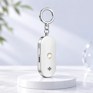 Personal Safety Alarm for Women, 130dB Rechargeable Keychain Alarm with Bluetooth SOS Alerts, Dual Speakers, Strobe Light, Low Battery Reminder, USB-C Emergency Siren for Travel(White) Personal Safety Alarm for Women, 130dB Rechargeable Keychain Alarm with Bluetooth SOS Alerts, Dual Speakers, Strobe Light, Low Battery Reminder, USB-C Emergency Siren for Travel(White)