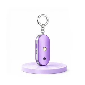 Personal Safety Alarm for Women, 130dB Rechargeable Keychain Alarm with Bluetooth SOS Alerts, Dual Speakers, Strobe Light, Low Battery Reminder, USB-C Emergency Siren for Travel(Purple) Personal Safety Alarm for Women, 130dB Rechargeable Keychain Alarm with Bluetooth SOS Alerts, Dual Speakers, Strobe Light, Low Battery Reminder, USB-C Emergency Siren for Travel(Purple)