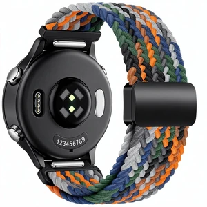 Band Compatible with Coros Pace 4/3 Apex 2 Pro/Apex Pro - Stretchy One-click quick release stretchy nylon braid strap with magnetic clasp. Breathable & comfortable. Fits Apex 46mm Band Compatible with Coros Pace 4/3 Apex 2 Pro/Apex Pro - Stretchy One-click quick release stretchy nylon braid strap with magnetic clasp. Breathable & comfortable. Fits Apex 46mm