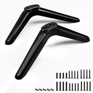 TV Stand Legs Only for 32 40 42 43 45 49 50 Inch Screens TVs Listed Not Universal, Table Top TV Stand Legs Replacement with Screws, No Drilling, Easy Installation, Black TV Stand Legs Only for 32 40 42 43 45 49 50 Inch Screens TVs Listed Not Universal, Table Top TV Stand Legs Replacement with Screws, No Drilling, Easy Installation, Black